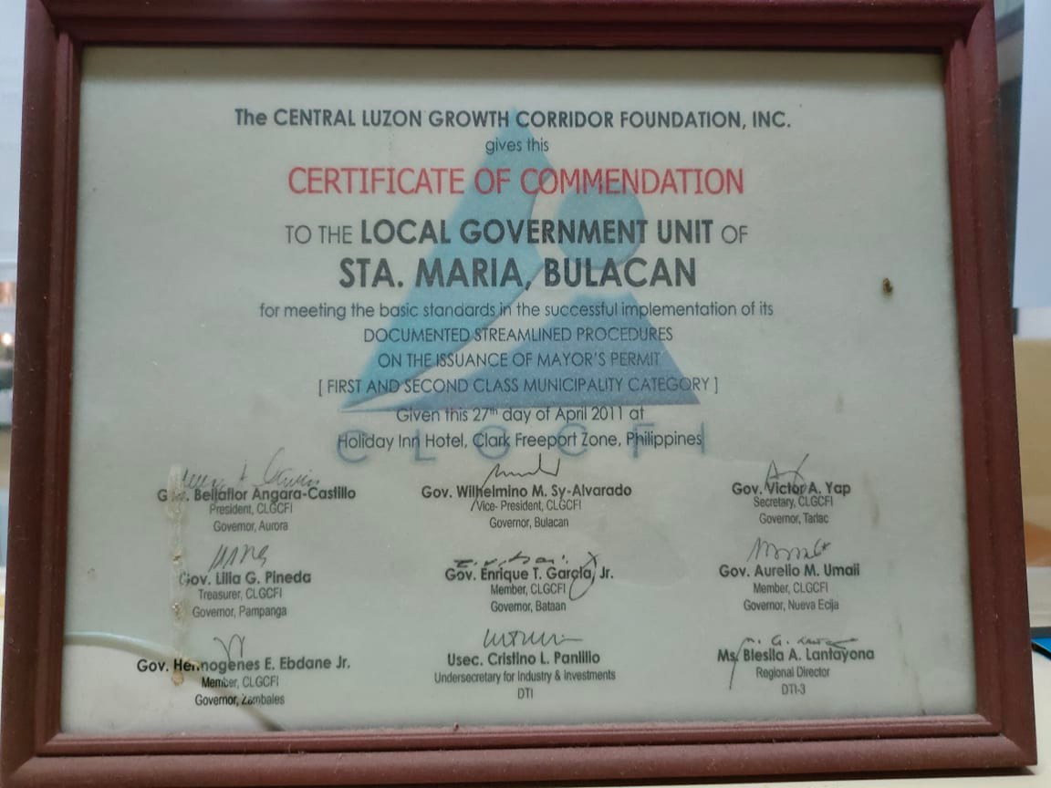 Documented Streamlined Procedures on the Issuance of Mayor's Permit