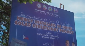 Solar Streetlight System Inauguration