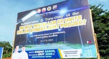 Streetlight Inauguration - Dulong Bayan